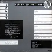 LP - Rolf Ernst - Für Fried' Und Ruh'