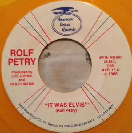 Rolf Petry - I'm A Drifter