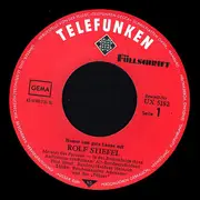 7inch Vinyl Single - Rolf Stiefel - Humor Und Gute Laune Mit Rolf Stiefel