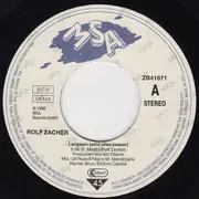 7inch Vinyl Single - Rolf Zacher - Langsam .. wird alles besser