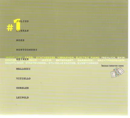 Rolf Julius,Alvin Curran,David Moss,Lawrence Weiner, u.a - Because Tomorrow Comes #1