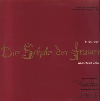 Rolf Liebermann - Die Schule Der Frauen