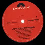 LP - Rolf Schwendter - Lieder Zur Kindertrommel - folk kabarett anti-folk