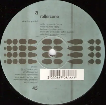 Rollercone - When You Left