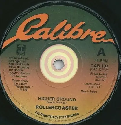 Rollercoaster - Higher Ground / I Wish