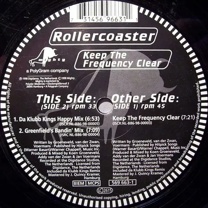 Rollercoaster - Keep The Frequency Clear
