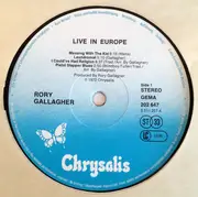 LP - Rory Gallagher - Live! In Europe