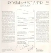 LP - Rostal & Schaefer - Rostal & Schaefer In Concert Volume Two - Signed