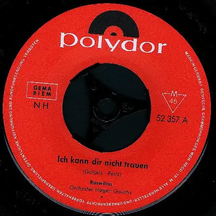 Roswitha - Ich Kann Dir Nicht Trauen