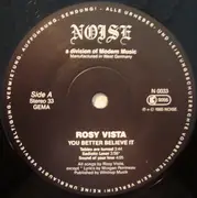 LP - Rosy Vista - You Better Believe It