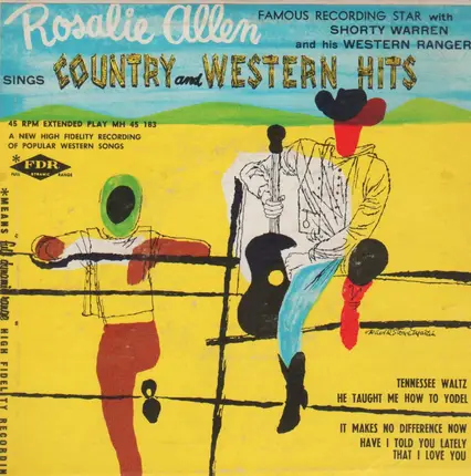 Rosalie Allen - Rosalie Allen Sings Country And Western Hits