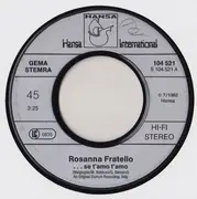 7inch Vinyl Single - Rosanna Fratello - ...Se T'Amo T'Amo