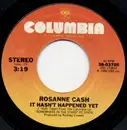 7inch Vinyl Single - Rosanne Cash - It Hasn't Happened Yet / Somewhere In The Stars