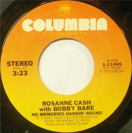 Rosanne Cash With Bobby Bare - No Memories Hangin' Round