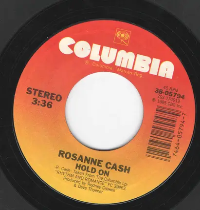 Rosanne Cash - Hold On