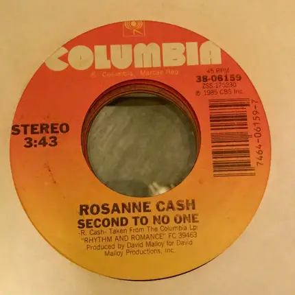 Rosanne Cash - Second To No One
