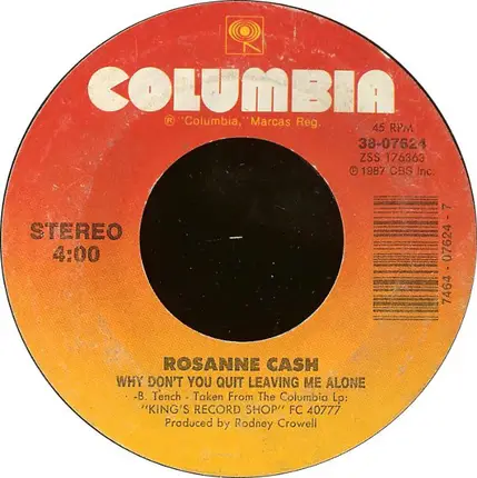 Rosanne Cash - Tennessee Flat Top Box