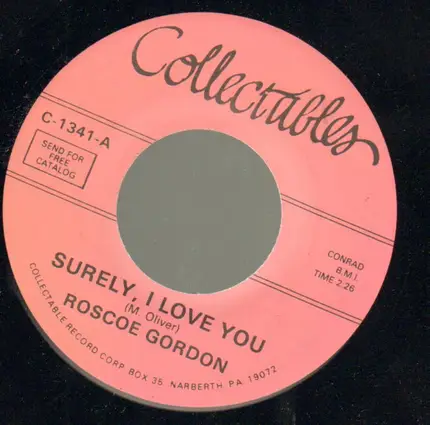 Rosco Gordon - Surely I Love You