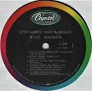 LP - Rose Maddox - Rose Maddox Sings Bluegrass - Mono