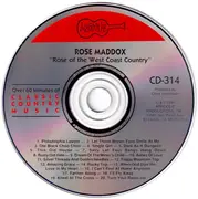 CD - Rose Maddox - Rose Of The West Coast Country
