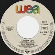 7inch Vinyl Single - Rose Laurens - American Love