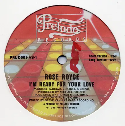 Rose Royce - I'm Ready For Your Love