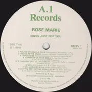 LP - Rose Marie - Sings Just For You