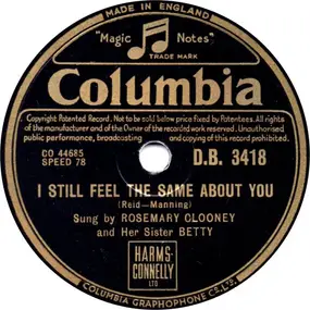 Rosemary Clooney - Why Fight The Feeling/I Still Feel The Same About You