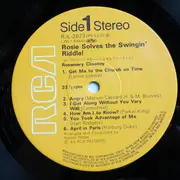 LP - Rosemary Clooney Arranged & Conducted By Nelson Riddle - Rosie Solves The Swingin' Riddle!