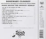 CD - Rosemary Clooney Arranged & Conducted By Nelson Riddle - Rosie Solves The Swingin' Riddle!