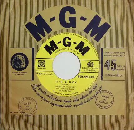 Rosemary Clooney - It'S A Boy