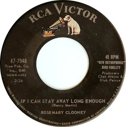 Rosemary Clooney - Give Myself A Party / If I Can Stay Away Long Enough