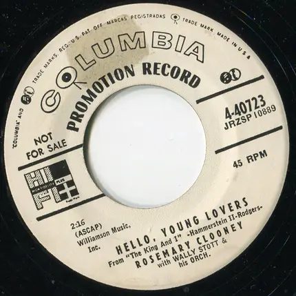 Rosemary Clooney - Hello, Young Lovers