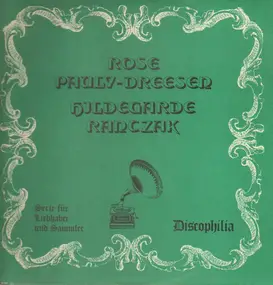 Rose Pauly-Dreesen, Hildegard Ranczak - Serie für Liebhaber und Sammler