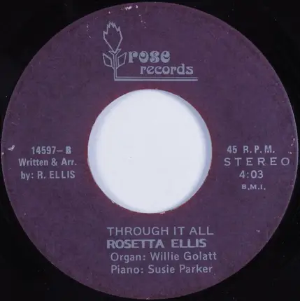 Rosetta Ellis - God Is Speaking To You / Through It All