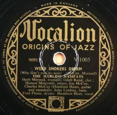 Rosetta Howard And Hamfoot Ham With The Harlem Hamfats / The Harlem Hamfats - Let Your Linen Hang Low / Weed Smokers Dream