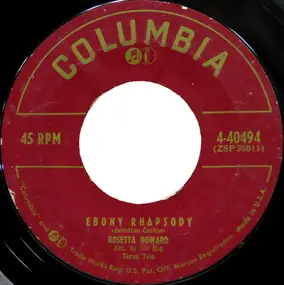 Rosetta Howard - Ebony Rhapsody / You Made Me Love You