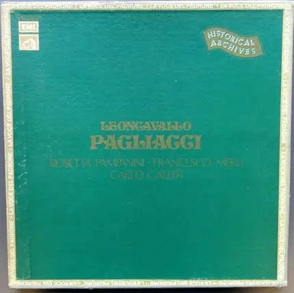 Rosetta Pampanini , Francesco Merli , Carlo Galeffi , Tino Vanelli , Giuseppe Nessi , Lorenzo Molaj - Pagliacci