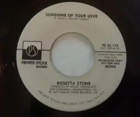 Rosetta Stone - Sunshine Of Your Love