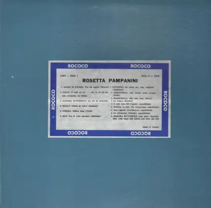 Rosetta Pampanini - Nozze Di Figaro, Faust,.. (Mozart, Gounod,..)