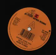 7inch Vinyl Single - Rosie Flores - Crying Over You - Red sleeve, yellow label