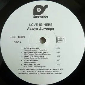 Roslyn Burrough - Love Is Here