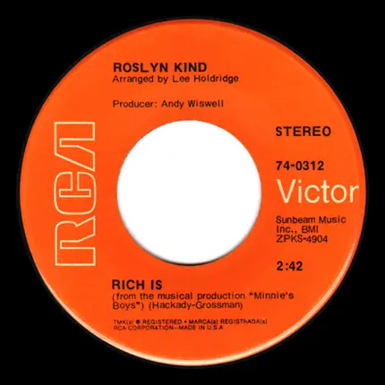 Roslyn Kind - Foresight / Rich Is