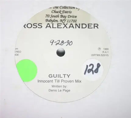 Ross Alexander - Guilty (We're All Guilty Of Love)