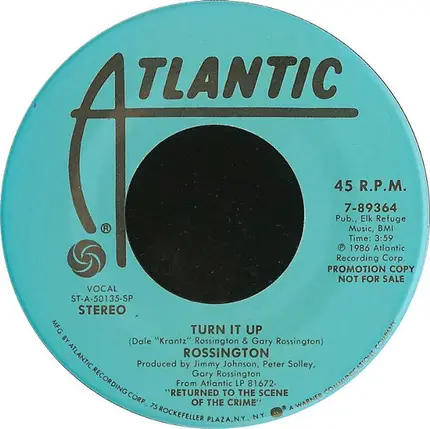 Rossington - Turn It Up