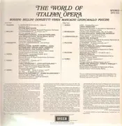 LP - Rossini, Bellini, Donizetti... - The World Of Italian Opera