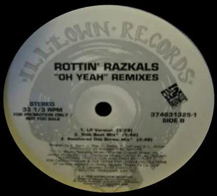 Rottin Razkals - Oh Yeah (Remixes)