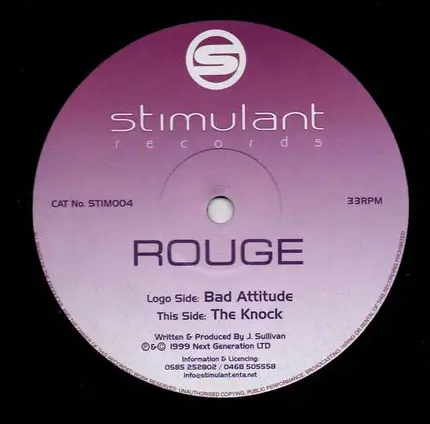 Rouge - Bad Attitude / The Knock