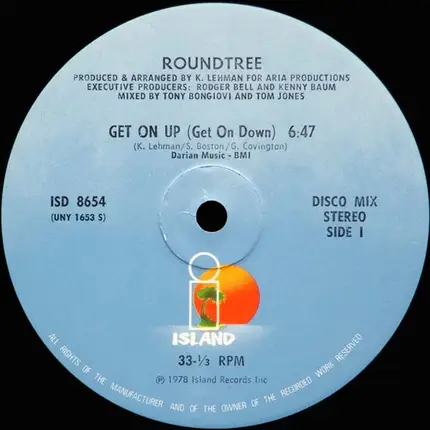 Roundtree - Get On Up (Get On Down) / Manhattan