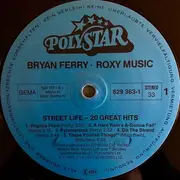 Double LP - Roxy Music / Bryan Ferry - Street Life - 20 Great Hits - Gatefold